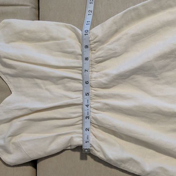 J. Crew | Ivory Linen-Viscose Blend Dress | XXS - Picture 4 of 8